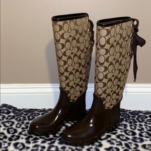 Coach Tristee Rain Boots in great condition!